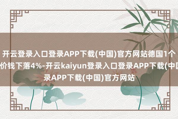 开云登录入口登录APP下载(中国)官方网站德国1个月电力合约价钱下落4%-开云kaiyun登录入口登录APP下载(中国)官方网站